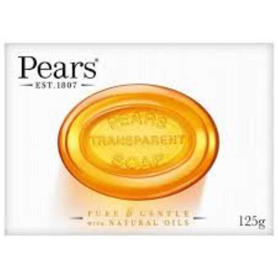 PEARS PURE & GENTLE WITH NATURAL OILS AMBER4X125G